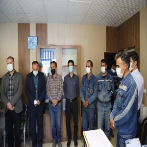 بازدید نوروزی مدیرعامل از مرکز خدمات فنی شهرستان همدان